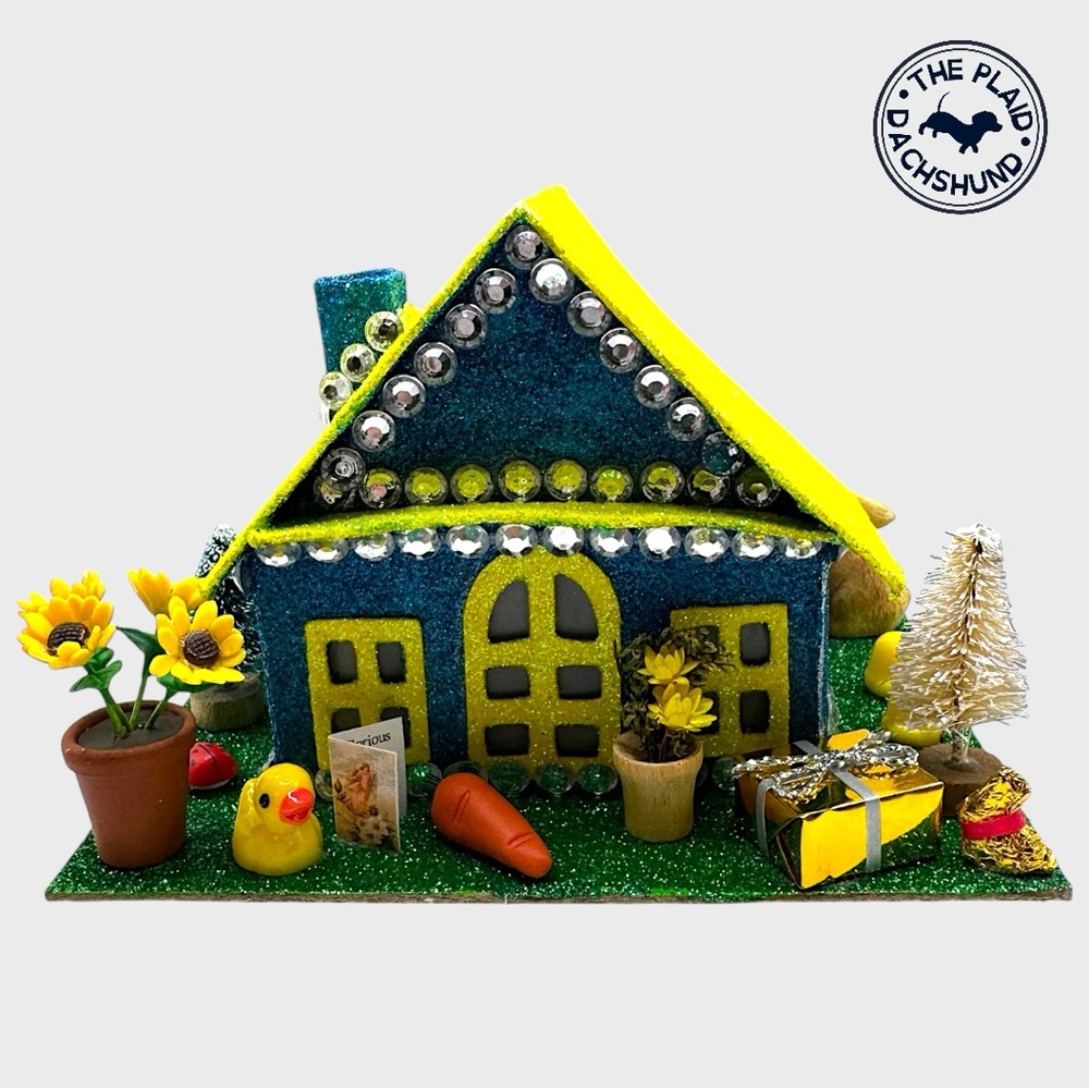 Glitter Spring  Putz House